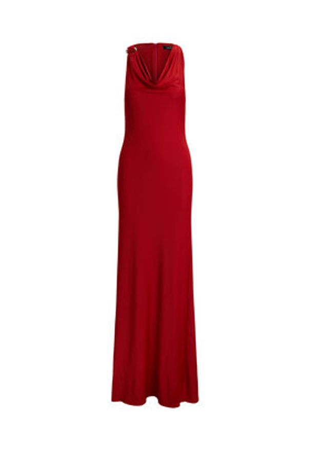 Lauren Ralph Lauren - LAUREN RALPH LAUREN Sukienka wieczorowa 253971057002 Czerwony Slim Fit. Kolor: czerwony. Materiał: syntetyk. Styl: wizytowy