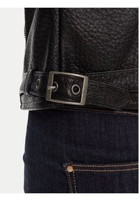 Guess Kurtka z imitacji skóry W5YL19 WHDS0 Czarny Regular Fit. Kolor: czarny. Materiał: skóra #4