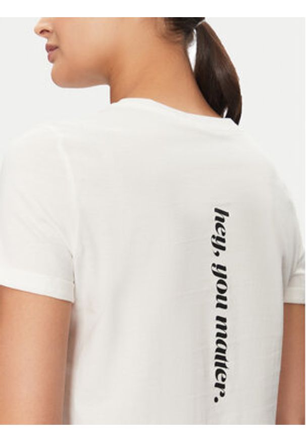 Vero Moda T-Shirt Blair 10325914 Biały Regular Fit. Kolor: biały. Materiał: bawełna
