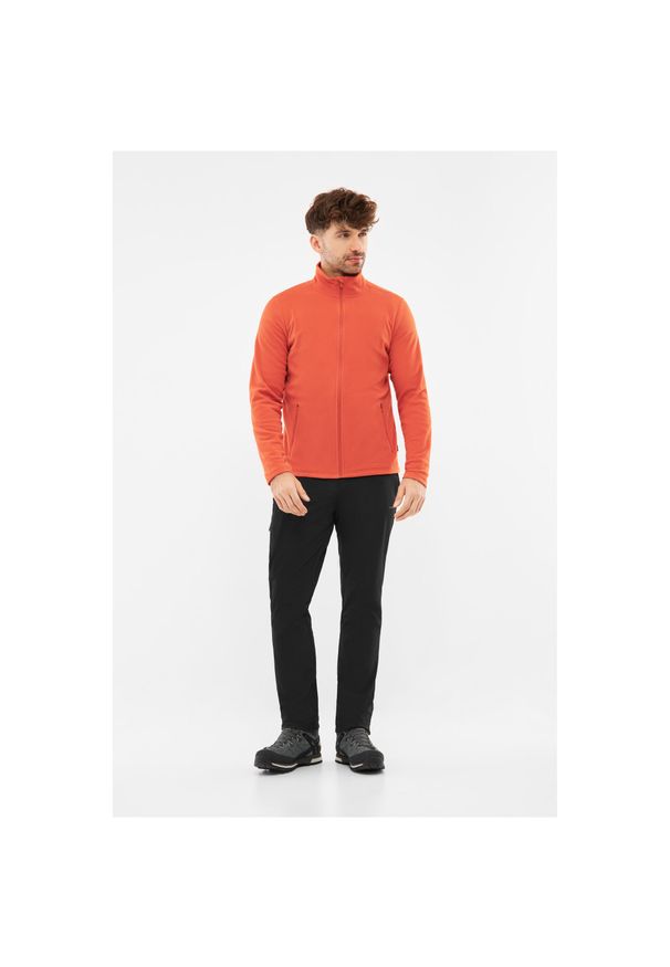 Viking - Bluza męska VIKING Tesero Man Polartec. Kolor: pomarańczowy. Materiał: polar. Styl: sportowy. Sport: turystyka piesza