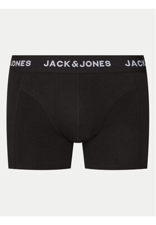 Jack & Jones - Jack&Jones Komplet 3 par bokserek Solid 12254363 Czarny. Kolor: czarny. Materiał: bawełna