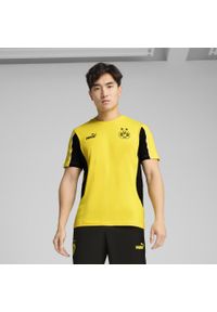 Puma - Męska koszulka Borussia Dortmund ftblARCHIVE PUMA Faster Yellow Black. Kolor: czarny, wielokolorowy, żółty. Wzór: aplikacja. Sport: piłka nożna