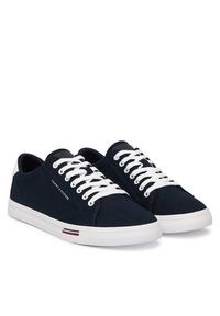 TOMMY HILFIGER - Tommy Hilfiger Tenisówki Vulc Core Rwb Long FM0FM05813 Granatowy. Kolor: niebieski. Materiał: materiał #6