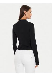 Guess Bluzka Colette V4YI23 KCDH1 Czarny Slim Fit. Kolor: czarny. Materiał: bawełna #5