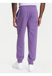 United Colors of Benetton - United Colors Of Benetton Spodnie dresowe 342ZUF01B Fioletowy Regular Fit. Kolor: fioletowy. Materiał: bawełna #4