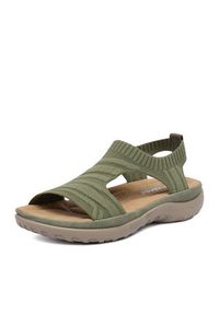 Rieker Sandały CEO-64850-54 Zielony. Kolor: zielony. Materiał: materiał #3