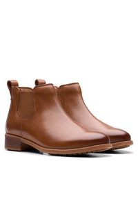 Clarks Sztyblety Havisham Top 26178718 Brązowy. Kolor: brązowy. Materiał: skóra #7