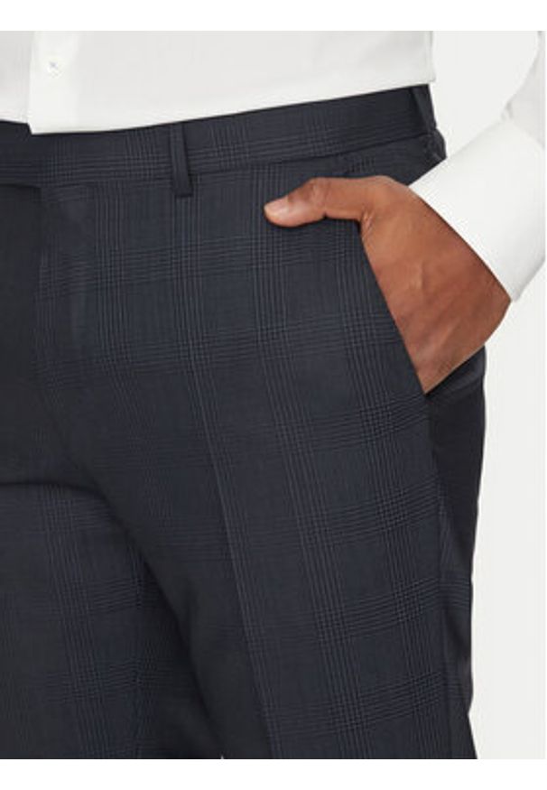 BOSS Garnitur H-Jeckson 50540757 Granatowy Regular Fit. Kolor: niebieski. Materiał: wełna