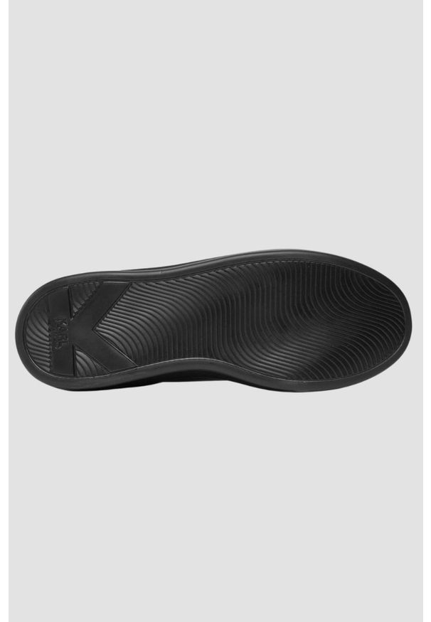 Karl Lagerfeld - KARL LAGERFELD Czarne sneakersy Kapri Mens Nft Lo Lace, Rozmiar 44. Kolor: czarny