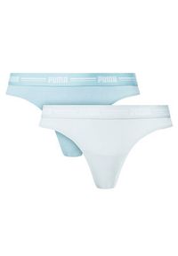 Puma Komplet 2 par stringów 907850 Zielony. Kolor: zielony. Materiał: bawełna #4