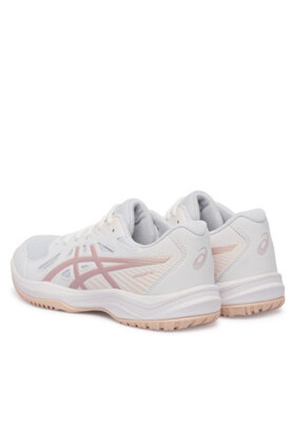 Asics Buty halowe Upcourt 6 1072A107 Biały. Kolor: biały. Materiał: skóra