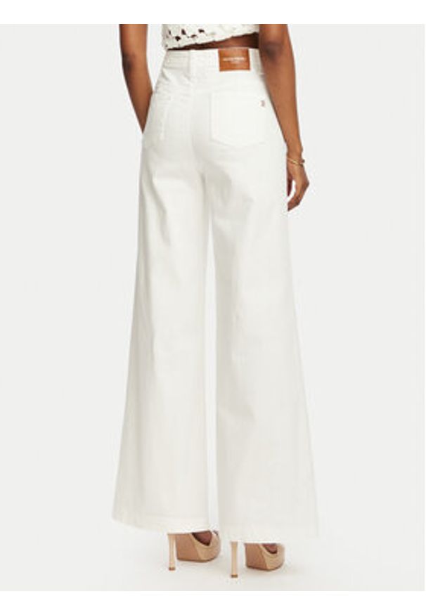 Rinascimento Jeansy CFC0127565003 Biały Wide Leg. Kolor: biały