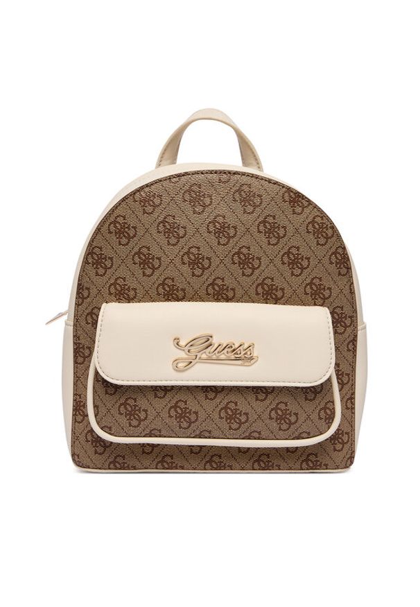 Guess Plecak J6YZ03 W2508 Brązowy. Kolor: brązowy. Materiał: skóra