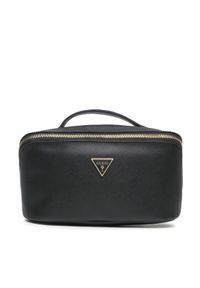 Guess Kosmetyczka PW1604 P3401 Czarny. Kolor: czarny. Materiał: skóra