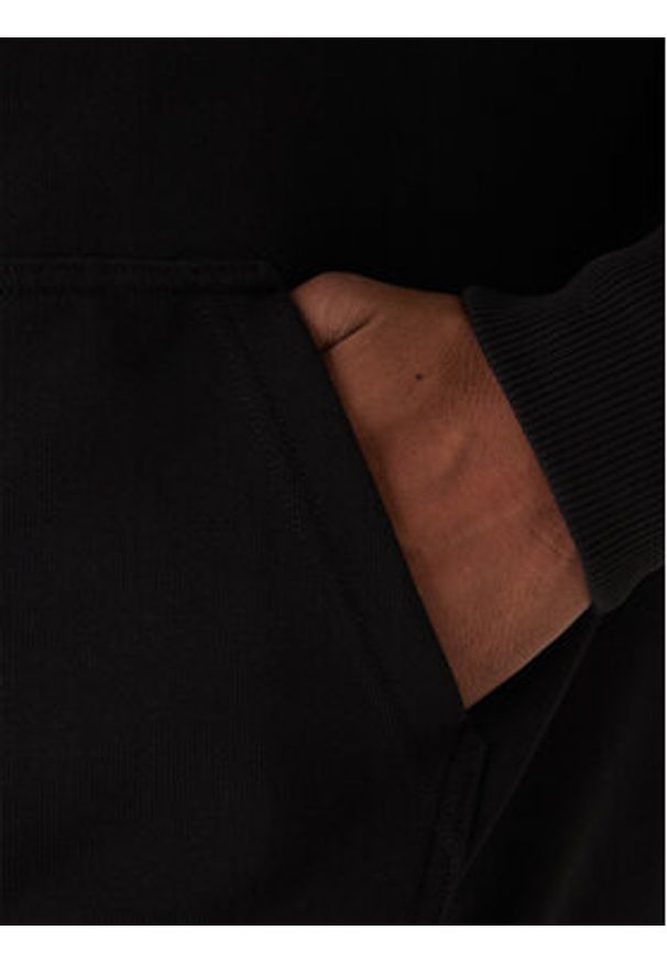 Tommy Jeans Bluza DM0DM21814 Czarny Relaxed Fit. Kolor: czarny. Materiał: bawełna