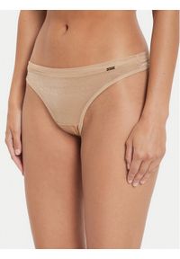 Gossard Stringi 6276 Beżowy. Kolor: beżowy. Materiał: syntetyk