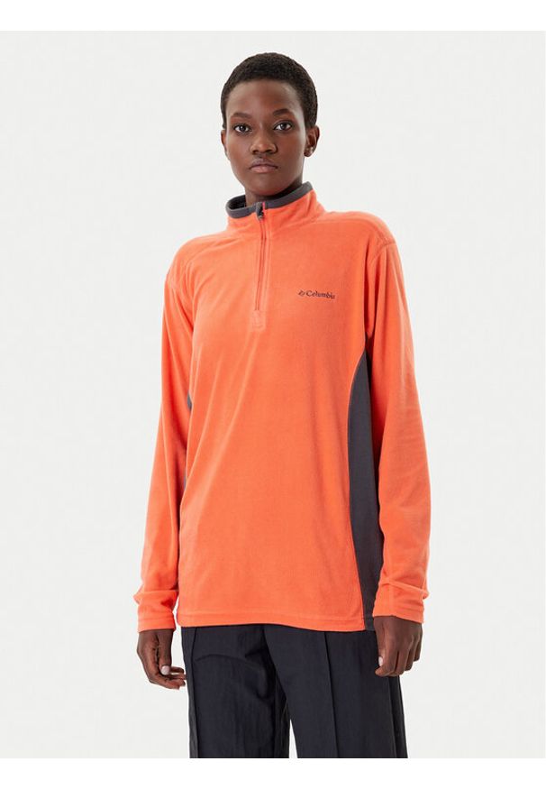 columbia - Columbia Polar Klamath Range™ II Half Zip 1352472 Pomarańczowy Regular Fit. Kolor: pomarańczowy. Materiał: syntetyk