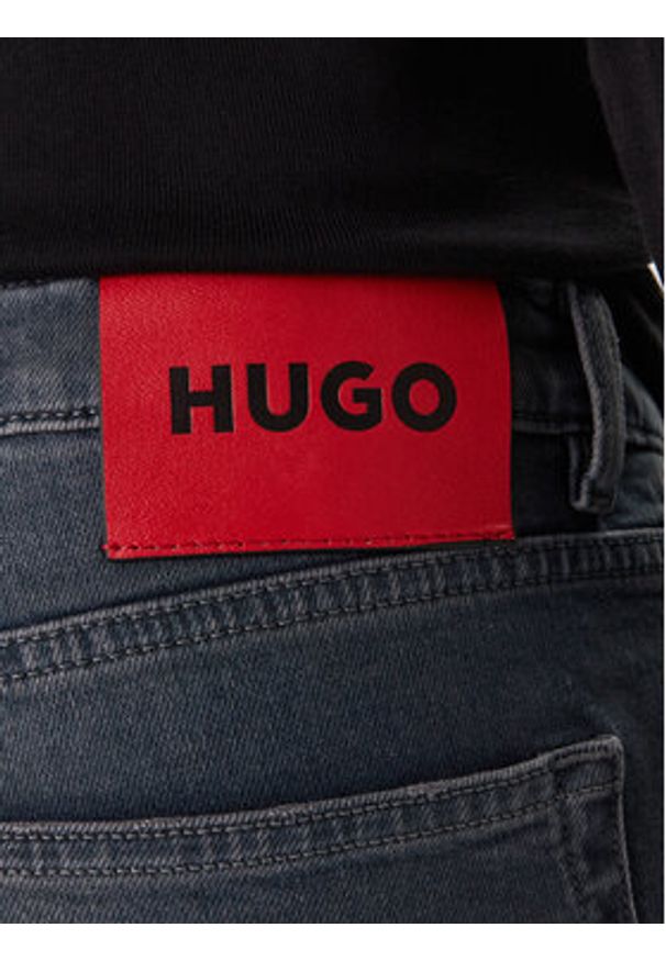 Hugo - HUGO Jeansy 50555167 Niebieski Regular Fit. Kolor: niebieski