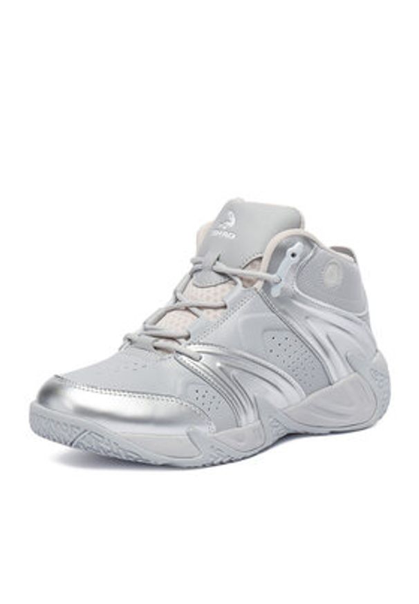 Shaq Sneakersy CEO-DEVASTATOR AQ95010W-SS Szary. Kolor: szary. Materiał: skóra