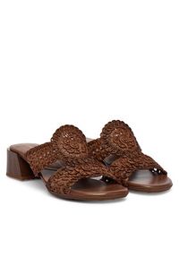 Hispanitas Klapki HV264602 C001 Brązowy. Kolor: brązowy. Materiał: materiał #4
