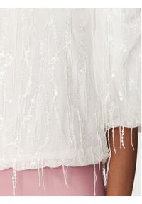 YAS Bluzka Bolina 26036686 Biały Regular Fit. Kolor: biały. Materiał: syntetyk
