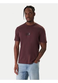 Hugo - HUGO T-Shirt Danotie 50553124 Brązowy Regular Fit. Kolor: brązowy. Materiał: bawełna #1