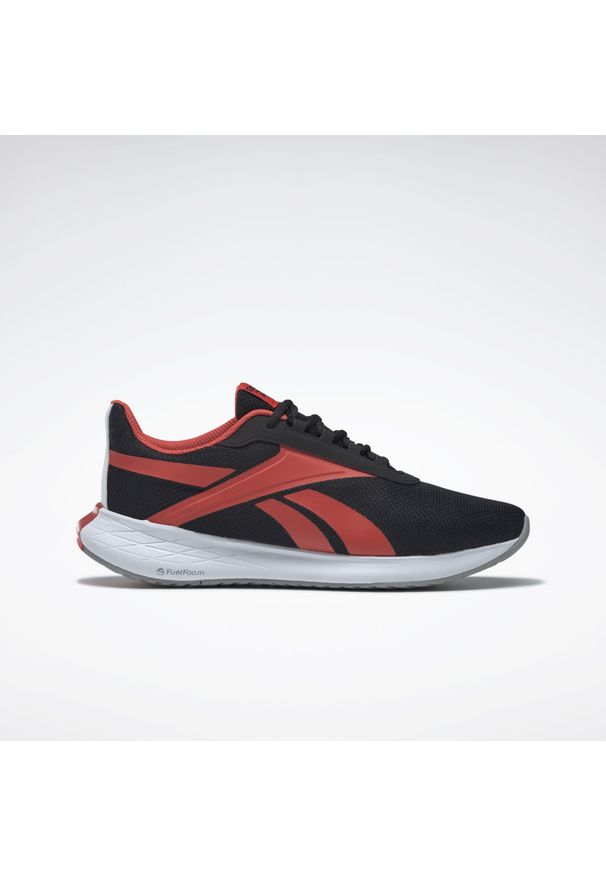 Buty do chodzenia męskie Reebok Energen Plus. Zapięcie: sznurówki. Kolor: czerwony, biały, wielokolorowy, czarny. Materiał: materiał. Szerokość cholewki: normalna. Sport: turystyka piesza