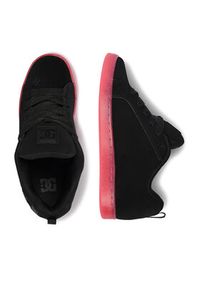 DC Shoes Sneakersy EO-COURT GRAFFIK LE DC02894001 Czarny. Kolor: czarny. Materiał: skóra, nubuk #5