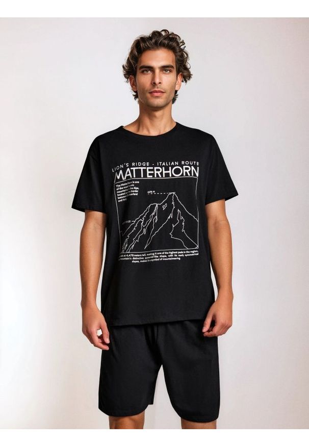 Sinsay - Piżama dwuczęściowa z nadrukiem - wielobarwny. Wzór: nadruk