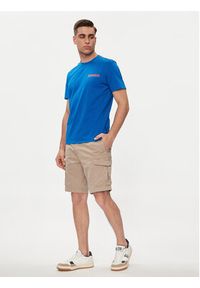 Napapijri T-Shirt S-Gras NP0A4HQN Niebieski Regular Fit. Kolor: niebieski. Materiał: bawełna #3