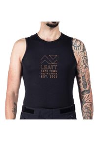 Koszulka rowerowa base layer LEATT Shirt Sleeveless Base. Kolor: czarny. Sport: kolarstwo