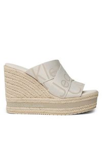 Calvin Klein Jeans Espadryle Wedge Sandal Webbing YW0YW00961 Écru. Materiał: materiał #7