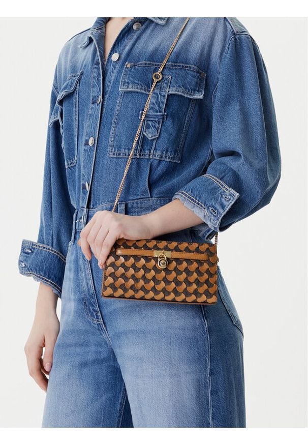 MICHAEL Michael Kors Torebka 32R6GNXC0T Brązowy. Kolor: brązowy. Materiał: skórzane