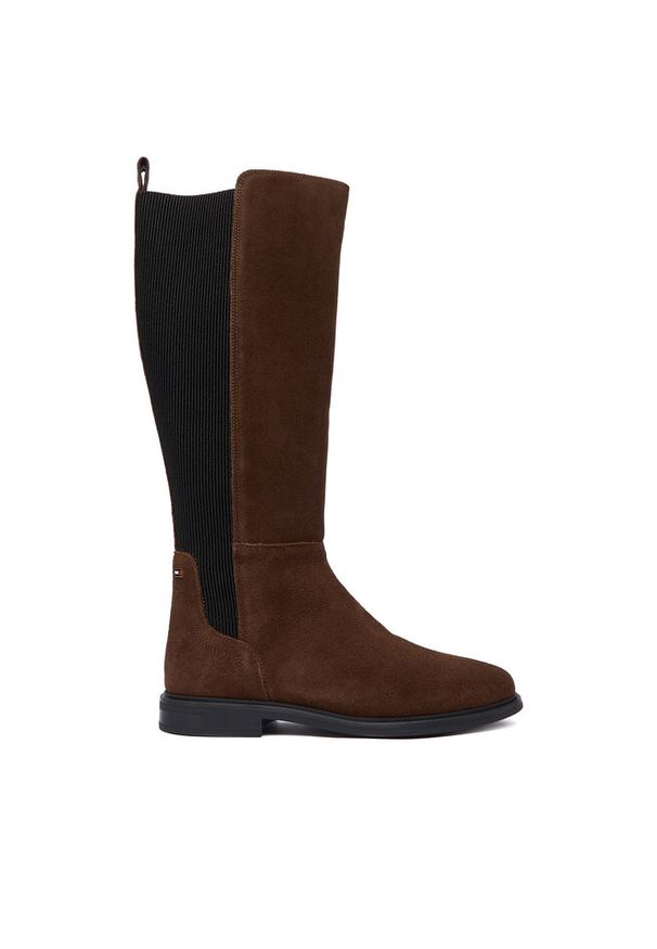 TOMMY HILFIGER - Kozaki Tommy Hilfiger. Kolor: brązowy