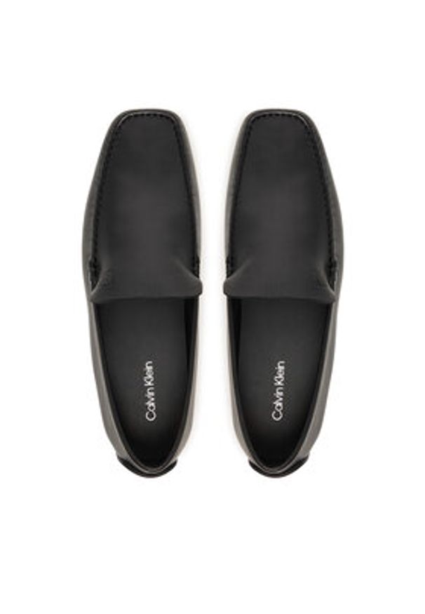 Calvin Klein Mokasyny Driver Penny Embl Lth HM0HM02085 Czarny. Kolor: czarny. Materiał: skóra