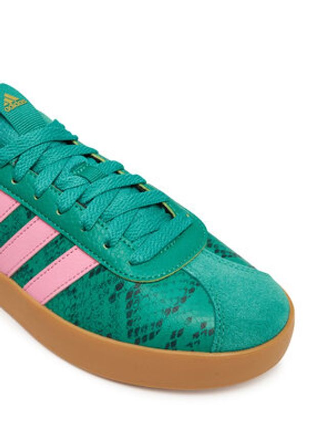 Adidas - adidas Sneakersy VL Court 3.0 JR8668 Zielony. Kolor: zielony. Materiał: skóra