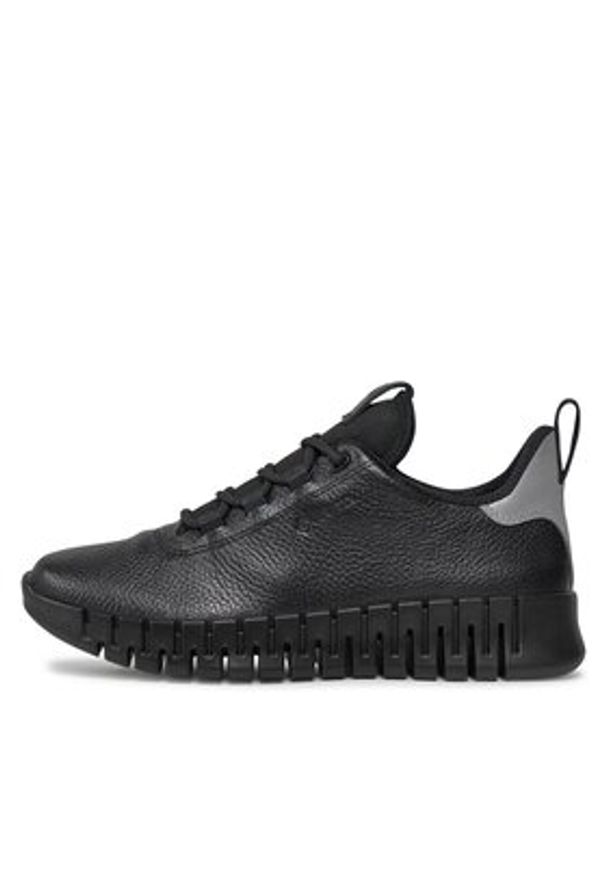 ecco - ECCO Sneakersy Gruuv Gtx GORE-TEX 21823301001 Czarny. Kolor: czarny. Materiał: skóra. Technologia: Gore-Tex