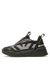 EA7 Emporio Armani Sneakersy X8X070 XK165 M826 Czarny. Kolor: czarny. Materiał: materiał