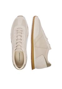 Guess Jeans Sneakersy EO-WILIAMS-01 126AM Beżowy. Kolor: beżowy. Materiał: materiał #9