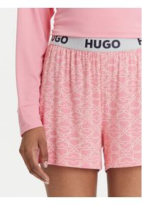 Hugo - HUGO Szorty piżamowe Unite 50490704 Różowy Relaxed Fit. Kolor: różowy. Materiał: wiskoza #3