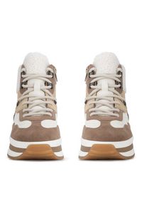 Rieker Revolution Lifestyle Sneakersy W0970-64 Beżowy. Kolor: beżowy. Materiał: zamsz, skóra