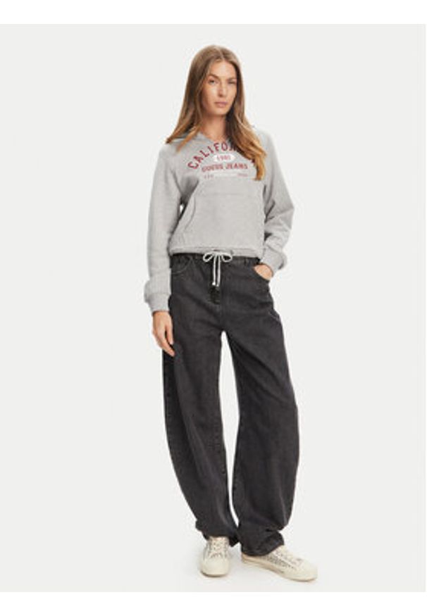 Guess Jeans Bluza W5YQ14 KCPR1 Szary Regular Fit. Kolor: szary. Materiał: bawełna