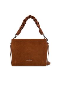 Coccinelle Torebka P6P Boheme Suede Bimaterial E1 P6P 58 01 01 Brązowy. Kolor: brązowy. Materiał: skórzane, zamszowe