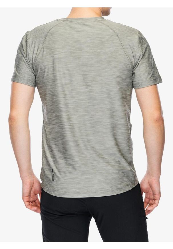Koszulka szybkoschnąca męska CMP Toto T-Shirt Melange Stretch Jersey. Kolor: szary. Materiał: jersey. Sport: turystyka piesza