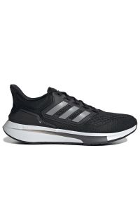 Adidas - Buty adidas EQ21 Run H00512 - czarne. Zapięcie: sznurówki. Kolor: czarny. Materiał: guma, materiał. Szerokość cholewki: normalna. Sport: bieganie #1