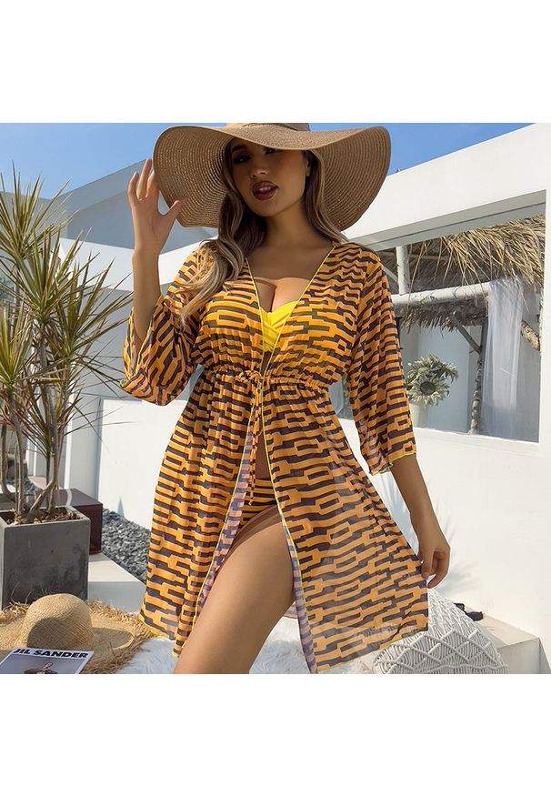 Intica - Dwuczęściowy strój kąpielowy z usztywnieniem na plażę Rosio. Kolor: wielokolorowy. Materiał: materiał