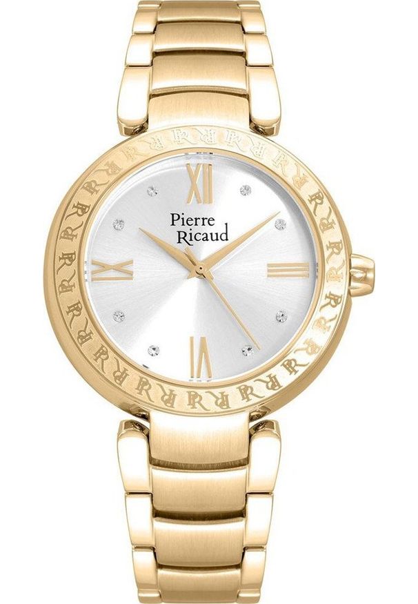 Zegarek Pierre Ricaud Zegarek damski Pierre Ricaud P22032.1183Q CYRKONIE złoty. Kolor: złoty