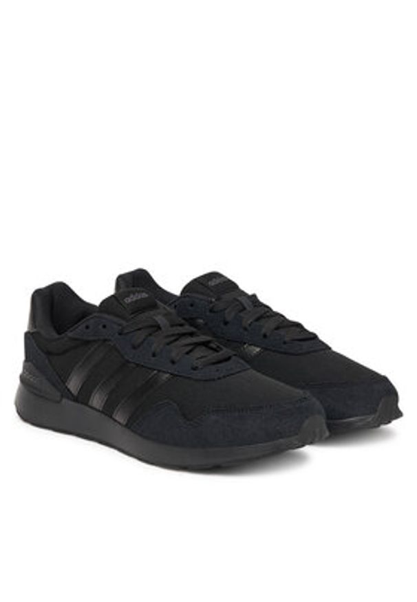 Adidas - adidas Sneakersy Run 60s 4.0 JR2057 Czarny. Kolor: czarny. Materiał: materiał. Sport: bieganie