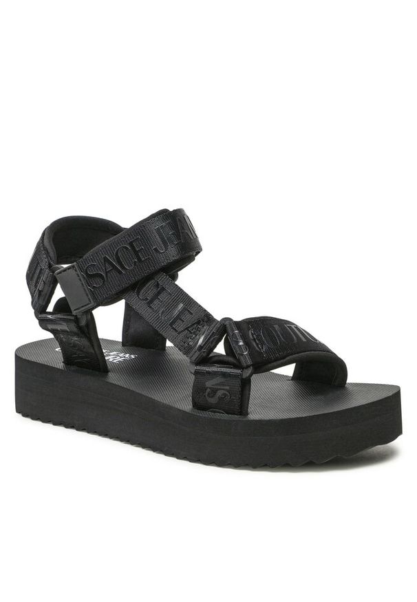 Sandały Versace Jeans Couture. Kolor: czarny