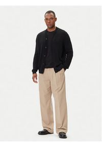 Armani Exchange Kardigan XM001914 AF14008 UC001 Czarny Regular Fit. Kolor: czarny. Materiał: bawełna, syntetyk #3